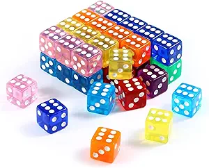 40-Piece Colored Dice Set